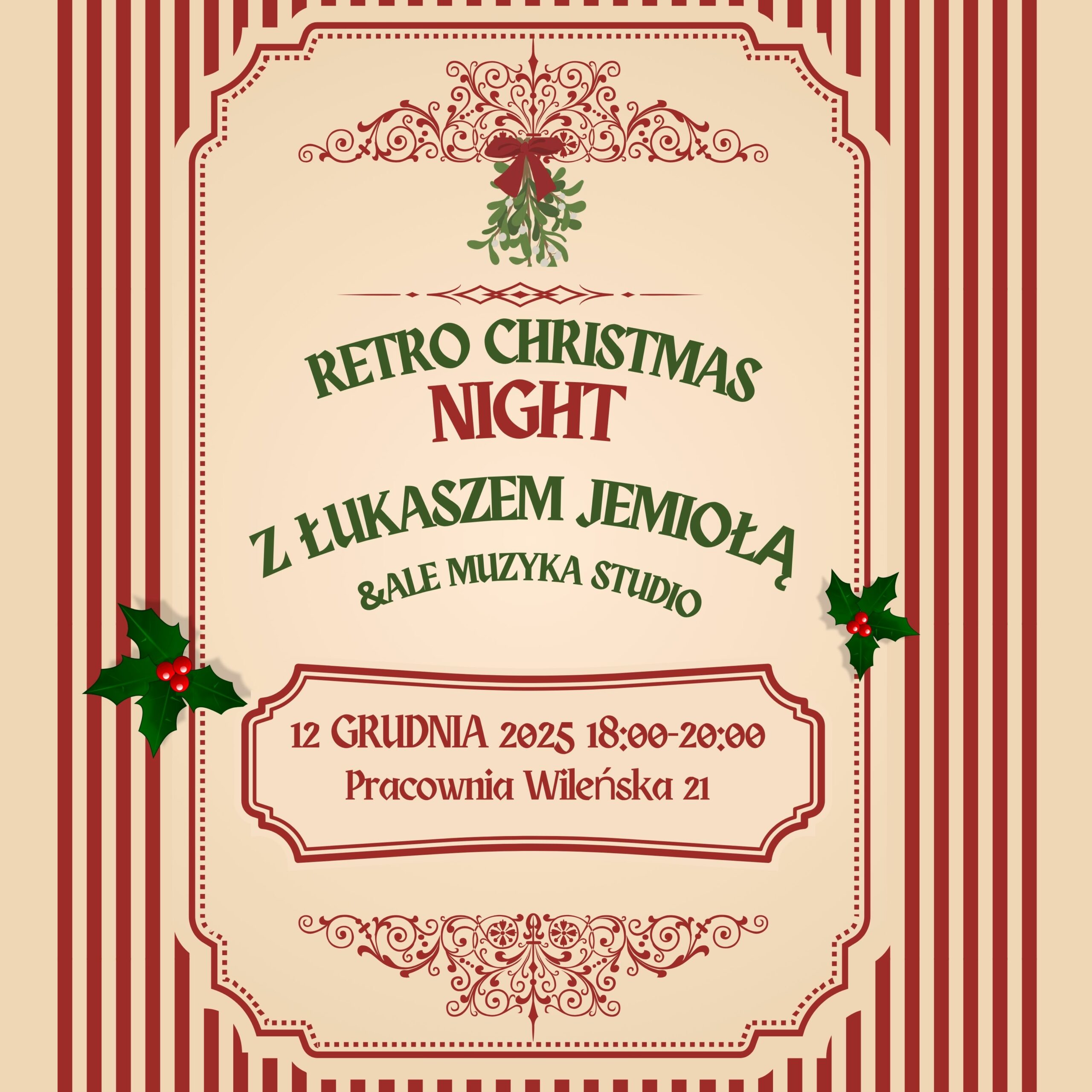 Retro Christmas Night z Łukaszem Jemiołą 🎶