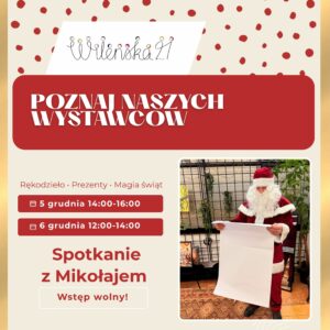 Spotkanie z Mikołajem – Targi 5 i 6 grudnia